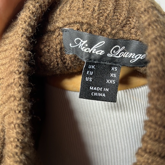 Micha Lounge split front tunic two-piece set wide leg culotte pants Coord Set - Picture 11 of 12